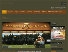 Tablet Screenshot of monticellorodandgunclub.org